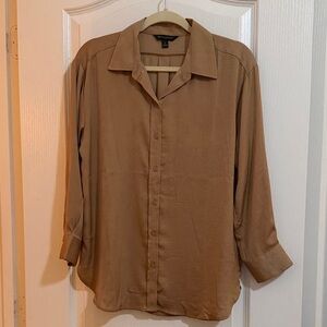 Banana Republic Brown Button Down Shirt